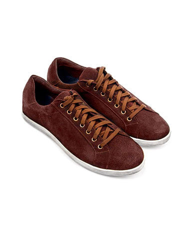 Mens Suede Low Cut Sneakers